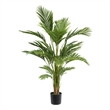 Artificial Palm Tree- Pre-Potted Design- Lifelike Iron-Poly Silk 71 Inch