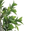Tommy Lifelike Laurel Artificial Tree w Cement-Filled Pot- Green 35 Inch