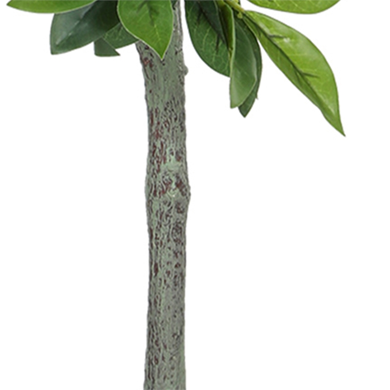 Tommy Lifelike Laurel Artificial Tree w Cement-Filled Pot- Green 35 Inch