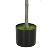Tommy Lifelike Laurel Artificial Tree w Cement-Filled Pot- Green 35 Inch