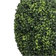 Sophie Faux Boxwood Topiary Balls- Set of 2- Green Poly Silk 23 Inch