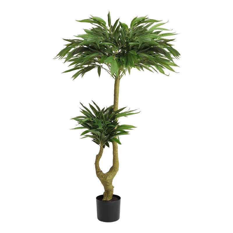 Aisha 5 ft Artificial Willow Tree with Poly Silk Foliage- 59 Inch
