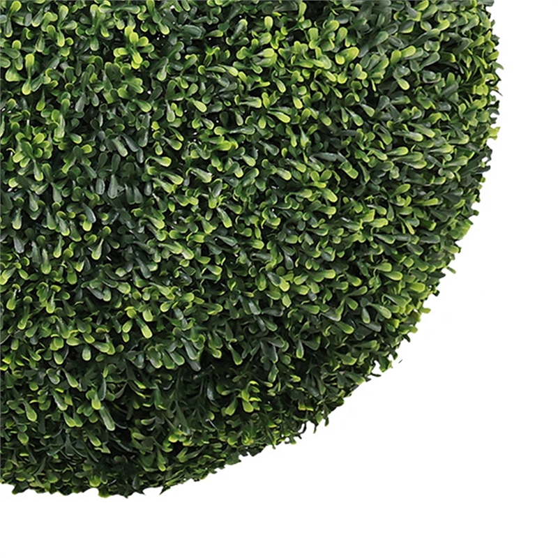 Sophie Faux Boxwood Topiary Balls- Set of 2- Green Poly Silk 23 Inch