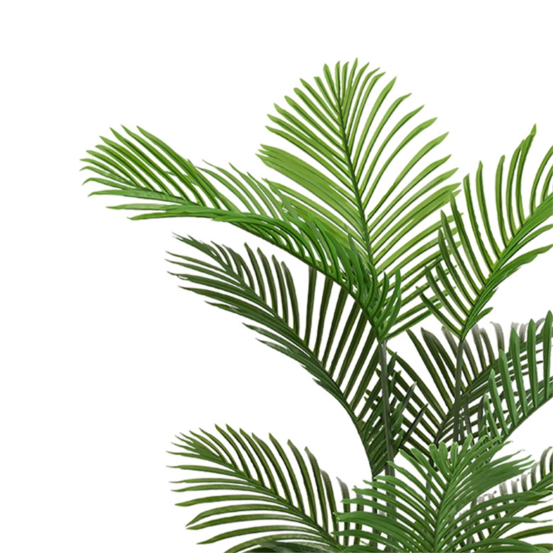 Norah Faux Areca Palm Tree- Set of 2- 15 Folds- Green Poly Silk 63 Inch