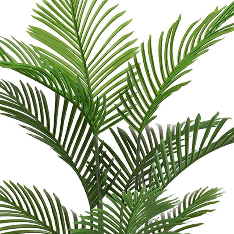 Norah Faux Areca Palm Tree- Set of 2- 15 Folds- Green Poly Silk 63 Inch