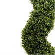 Vena 6 Ft Outdoor Spiral Topiary Tree- Set of 2- Green Poly Silk 71 Inch