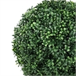 Jese Faux Boxwood Ball Topiary Tree- Set of 2- Faux Moss- Lifelike 21 Inch