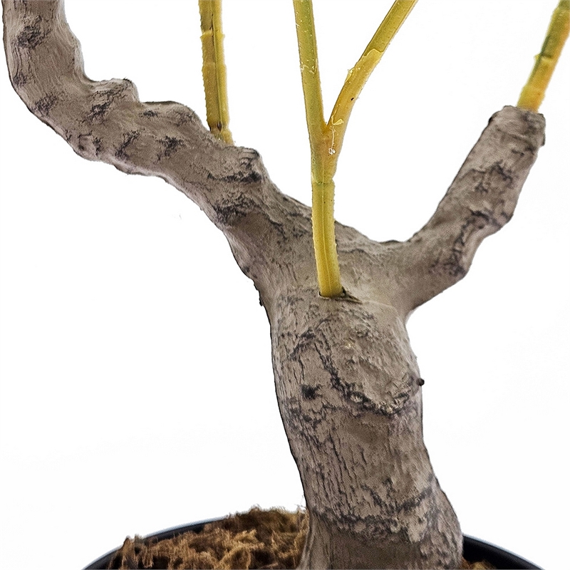 Artificial Lemon Tree with Lifelike Lemon- Black Pot- Lifelike 32 Inch