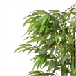 Valey Faux Bamboo Tree with Cement-Filled Pot- Lifelike Poly Silk 55 Inch
