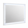 Esy Dresser Mirror- High Gloss White- LED Frame- Beveled Glass- 37x46
