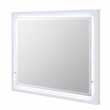 Esy Dresser Mirror- High Gloss White- LED Frame- Beveled Glass- 37x46