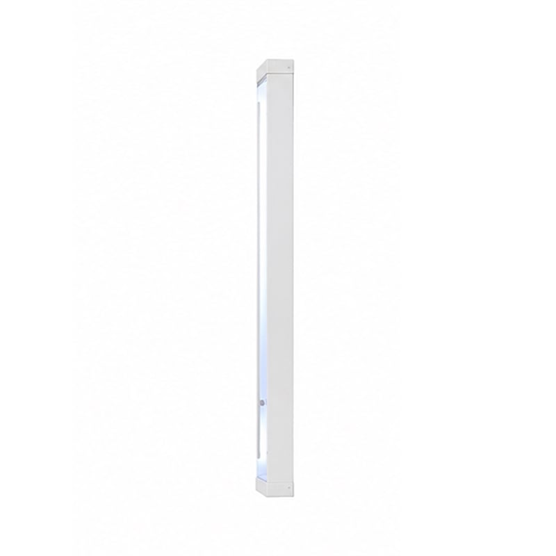 Esy Dresser Mirror- High Gloss White- LED Frame- Beveled Glass- 37x46