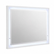 Esy Dresser Mirror- High Gloss White- LED Frame- Beveled Glass- 37x46