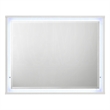 Esy Dresser Mirror- High Gloss White- LED Frame- Beveled Glass- 37x46