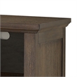 Tola Mobile File Cabinet- 1 Open Shelf and Drawer- Dark Oak Brown 28 Inch