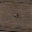 Tola Mobile File Cabinet- 1 Open Shelf and Drawer- Dark Oak Brown 28 Inch