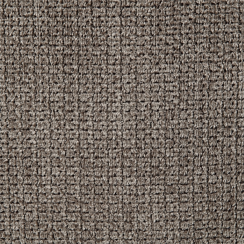 Rily Modular Armless Chair w Lumbar Pillow- Foam Fill Seat- Brown Linen