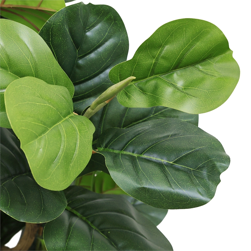 Wyatt 7 Ft Artificial Banyan Tree- Multibranch Trunk- Poly Silk 83 Inch