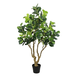 Wyatt 7 Ft Artificial Banyan Tree- Multibranch Trunk- Poly Silk 83 Inch
