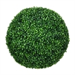 Zyra Artificial Boxwood Topiary Ball- Set of 2- Green Poly Silk 20 Inch