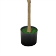 Ezra Artificial Olive Tree with Black Pot- Lifelike Poly Silk 61 Inch