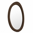 Sima Decorative Wall Mirror- Dark Brown- 32x 47 Organic Asymmetrical Shape