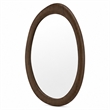 Sima Decorative Wall Mirror- Dark Brown- 32x 47 Organic Asymmetrical Shape
