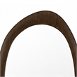 Sima Decorative Wall Mirror- Dark Brown- 32x 47 Organic Asymmetrical Shape
