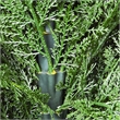 Tahya Cedar Topiary Tree- Set of 2- Iron Frame- Green Poly Silk- 60 Inch