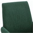 Vena Liftable Office Chair- Memory Foam Green Corduroy- Gold Metal Base