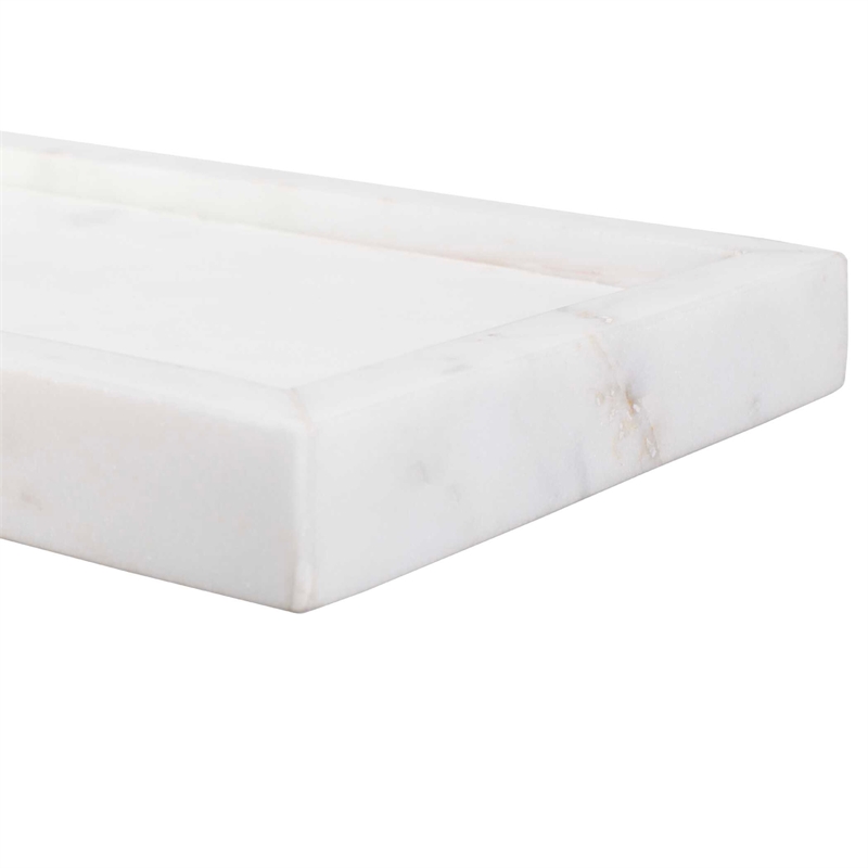 Accent Side End Drink Table- White Marble Top- Bronze Iron- 24 Inch