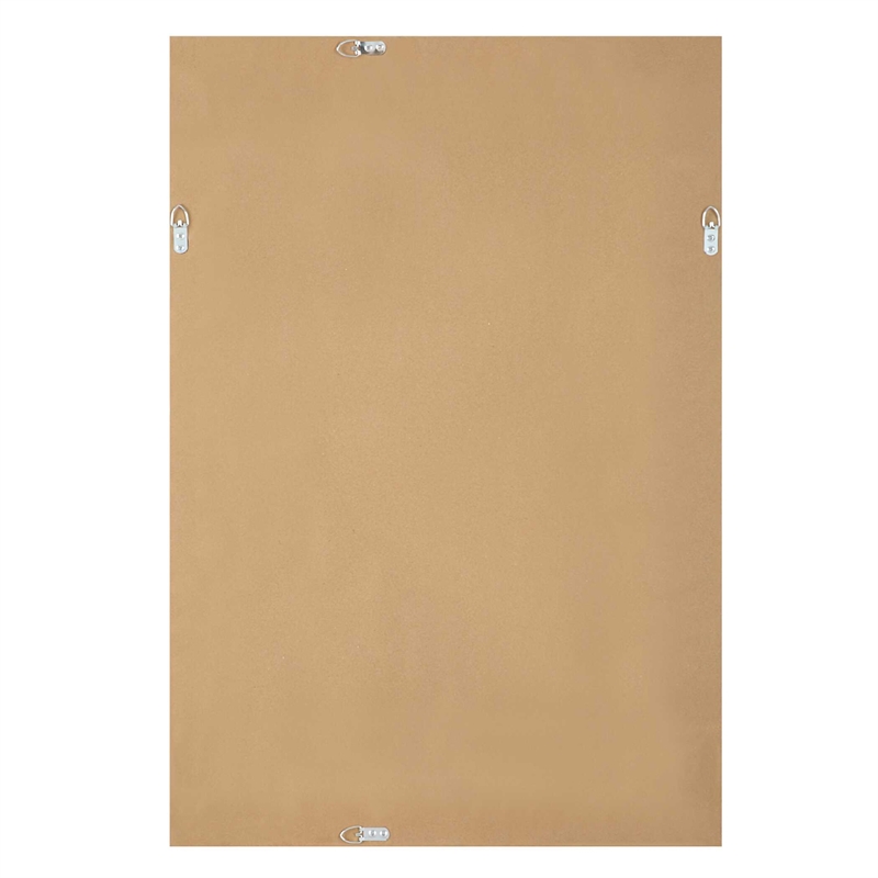 Accent Wall Mirror- Rectangular Shape- Mirrored Panels- Nickel 23x34