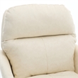 Limz Swivel Office Chair- Adjustable Height- Foam Fill White Faux Leather