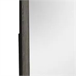 Luyi Dresser Mirror- Framed Border- Textured Foil Gray 35 Inch Square