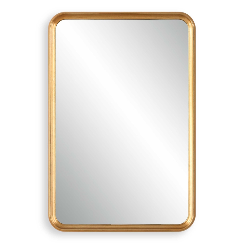 Decorative Wall Mirror- Champagne Gold Leaf- 20x30 Rectangular Frame