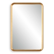 Decorative Wall Mirror- Champagne Gold Leaf- 20x30 Rectangular Frame