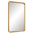 Decorative Wall Mirror- Champagne Gold Leaf- 20x30 Rectangular Frame