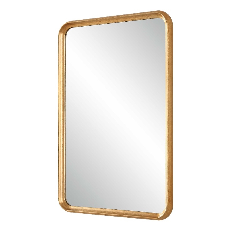 Decorative Wall Mirror- Champagne Gold Leaf- 20x30 Rectangular Frame