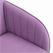 Kena Swivel Office Chair- Lilac Purple Tufted Velvet- Adjustable Height