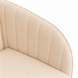 Kena Swivel Office Chair- Khaki Tufted Velvet- Adjustable Height