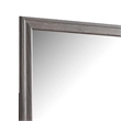 Aaz Dresser Mirror- Framed Design- Weathered Gray 37x47 Rectangular