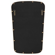 Decorative Wall Mirror- Gold Leaf Trapezoidal Iron Frame- 22x34