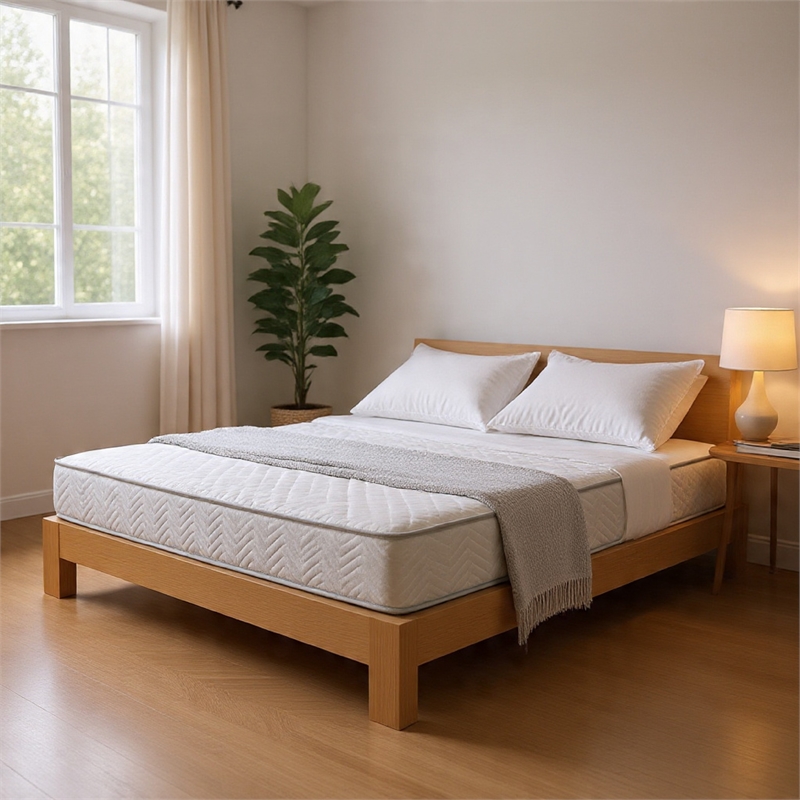 Lape Full Mattress- 3 Layer Gel Memory Foam- Motion Isolation- Gray 6 Inch