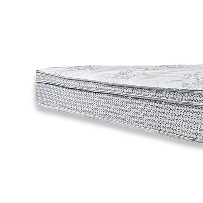 Dolly Euro Top Full Mattress- Smartfoam Fill- Bonnel Springs- White 9 Inch