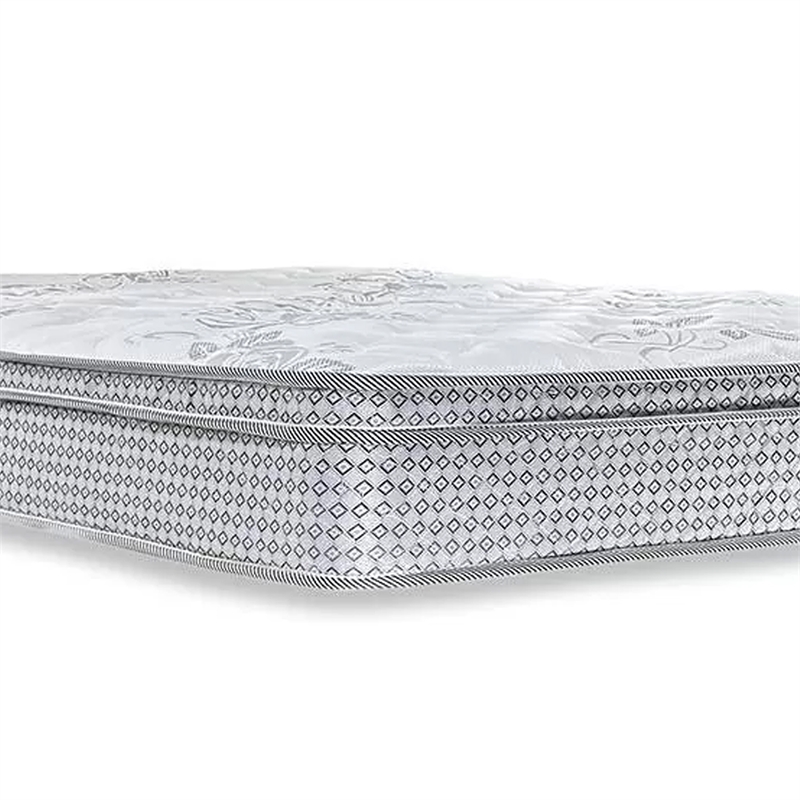 Dolly Euro Top Full Mattress- Smartfoam Fill- Bonnel Springs- White 9 Inch