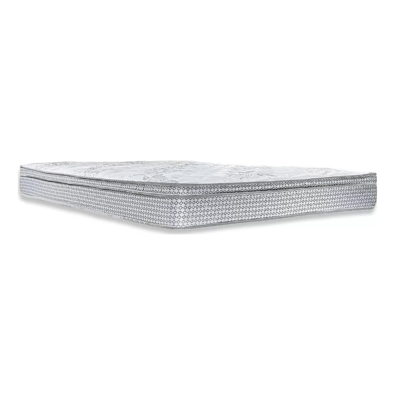 Dolly Euro Top Full Mattress- Smartfoam Fill- Bonnel Springs- White 9 Inch