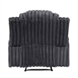 Phil Tab-Pull Recliner Chair with Cup Holders- Dark Gray Corduroy
