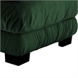 Erico Modular Sofa with Pillows and LSF Arm- Green Chenille 47 Inch