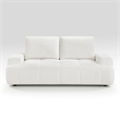 Brenda Loveseat- Reversible Cushions- Faux Wood Feet- Beige Chenille