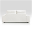 Brenda Loveseat- Reversible Cushions- Faux Wood Feet- Beige Chenille